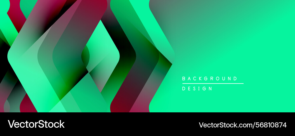Abstract geometric background overlapping squares Abstract geometric background overlapping squares vector image