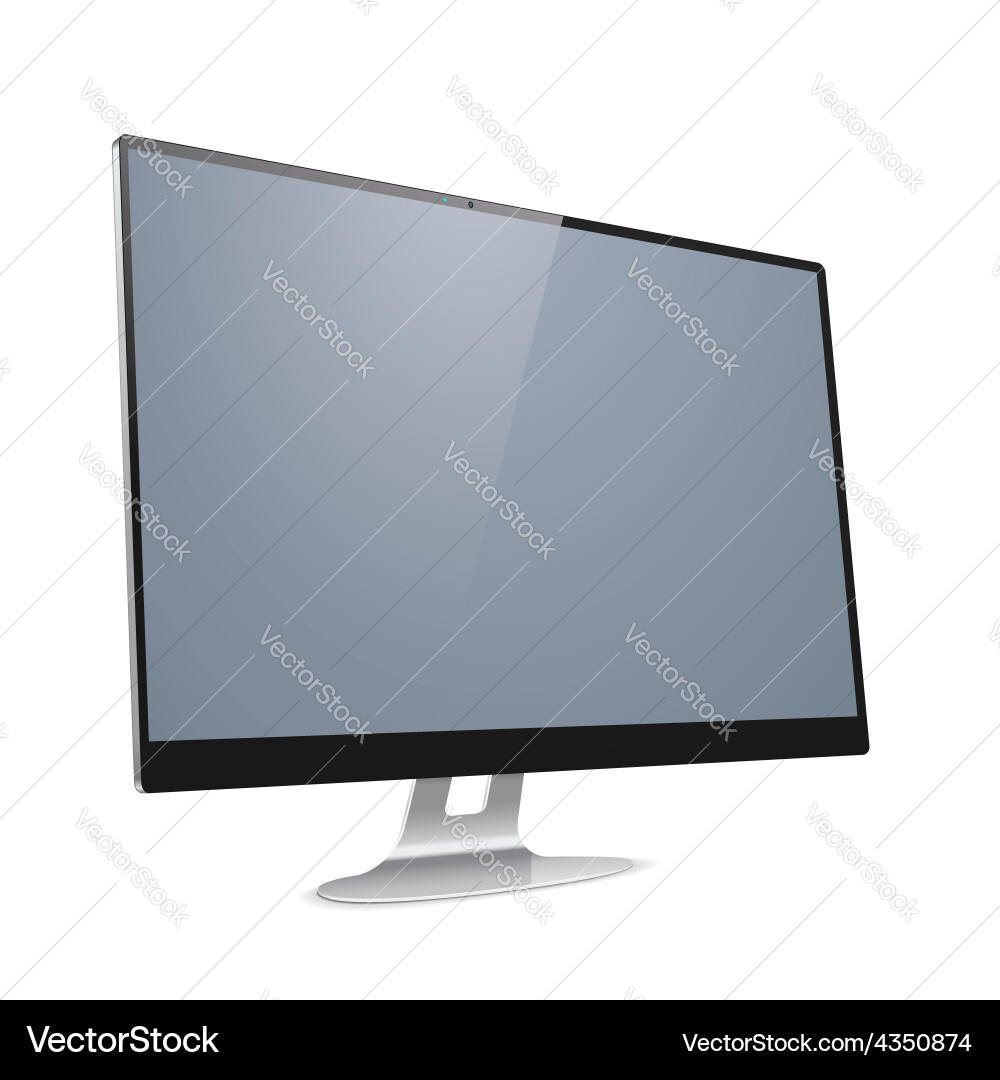 Computer display vector image