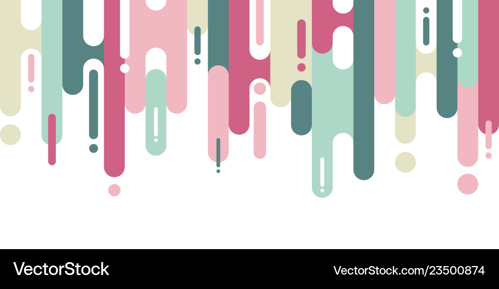 Rounded Pastel Shape Transition vector image