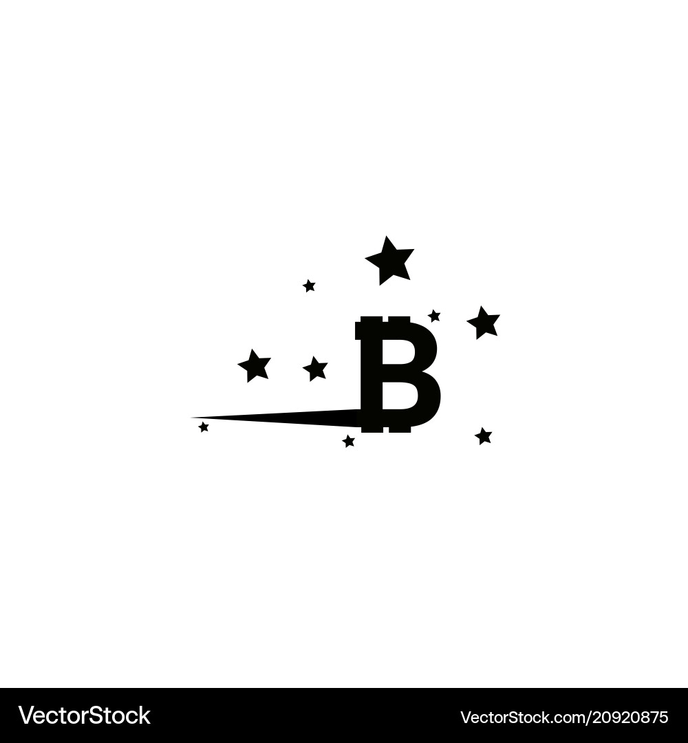 Bitcoin coin with fast speed motion lines Bitcoin coin with fast speed motion lines vector image