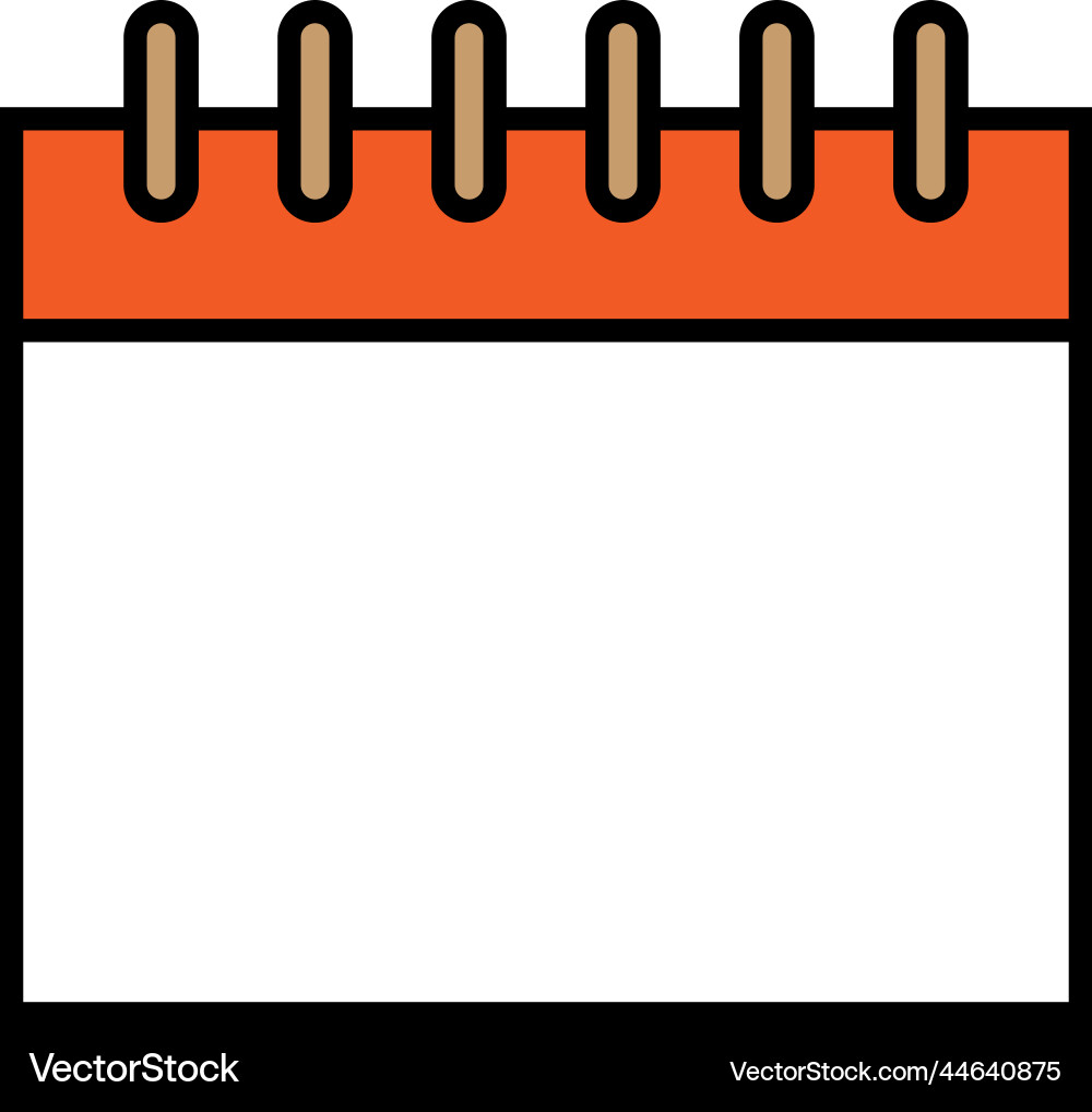 Calendar icon logo design template Royalty Free Vector Image