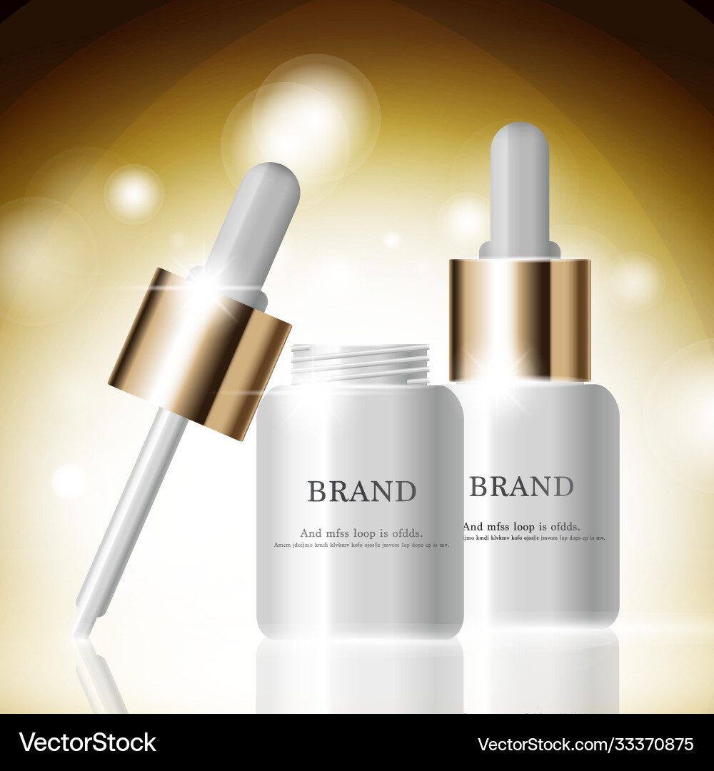Hydrating facial serum for annual sale Hydrating facial serum for annual sale vector image