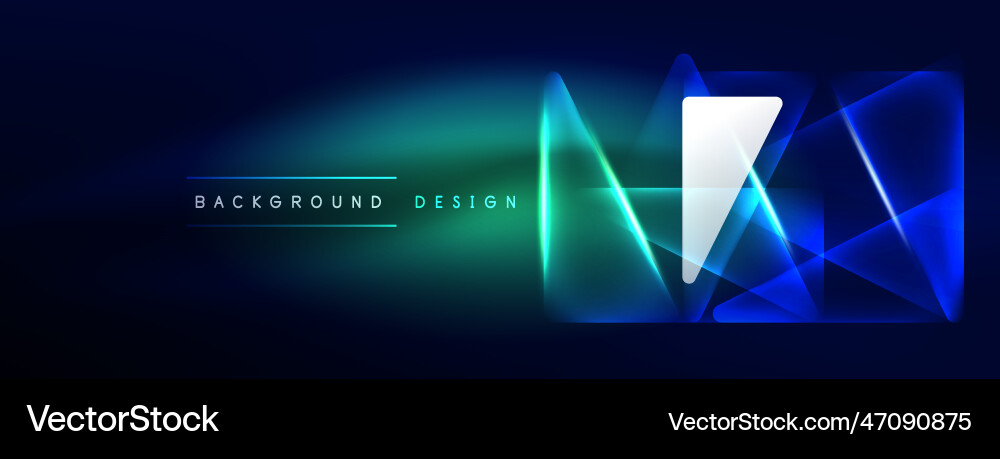 Neon lights hacking geometric background virtual Neon lights hacking geometric background virtual vector image