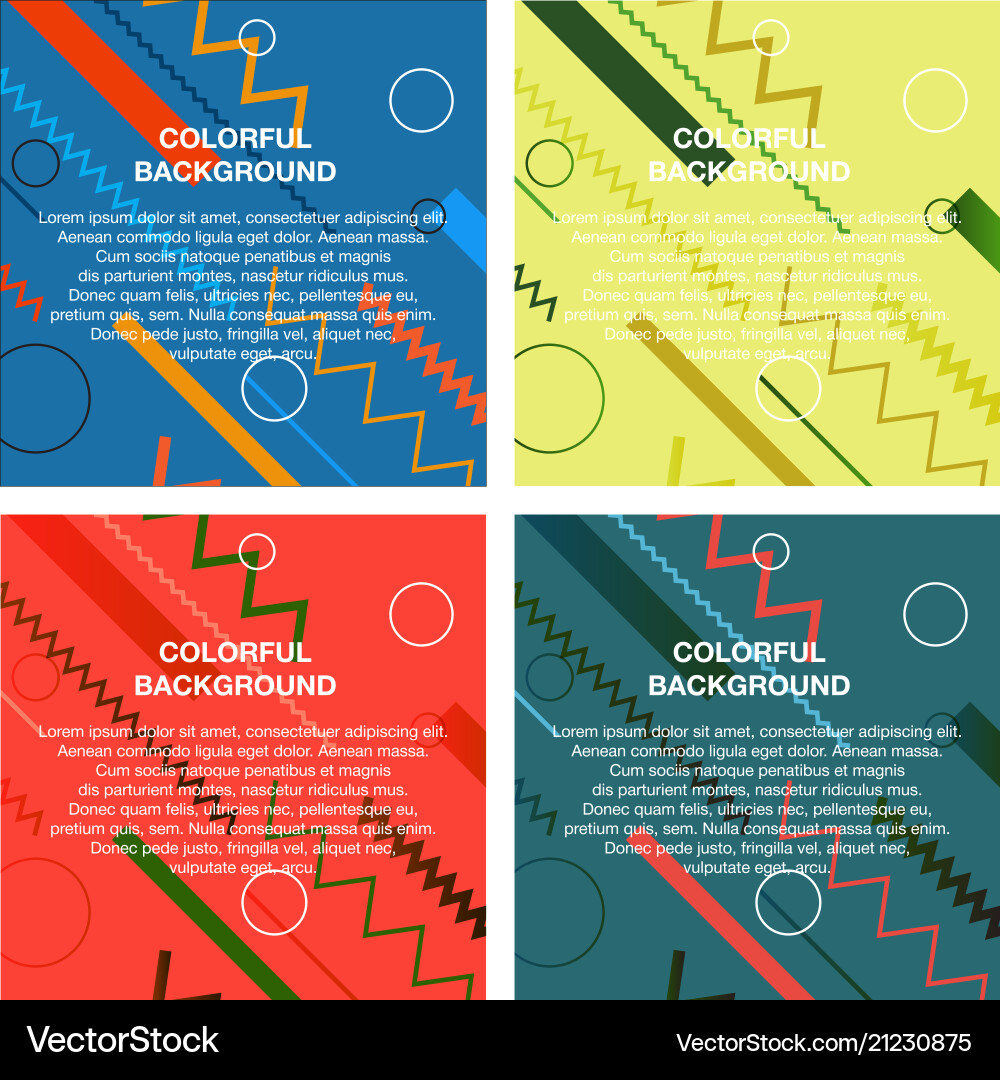 Set abstract avangarde retro background Set abstract avangarde retro background vector image