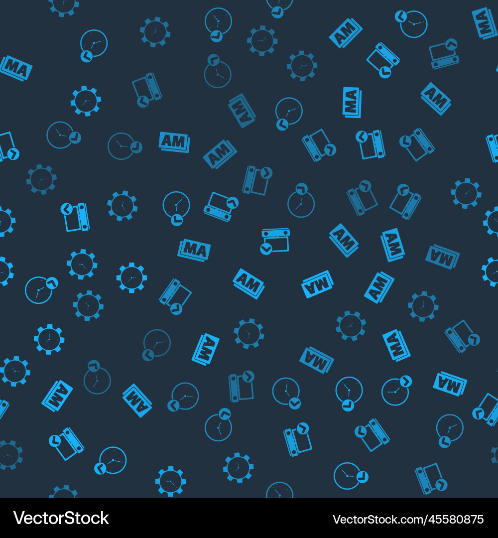 Set clock am calendar with check mark and time Set clock am calendar with check mark and time Vector Image