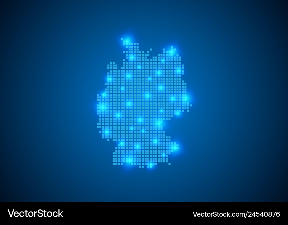 Abstract blue background with map internet line Abstract blue background with map internet line vector image