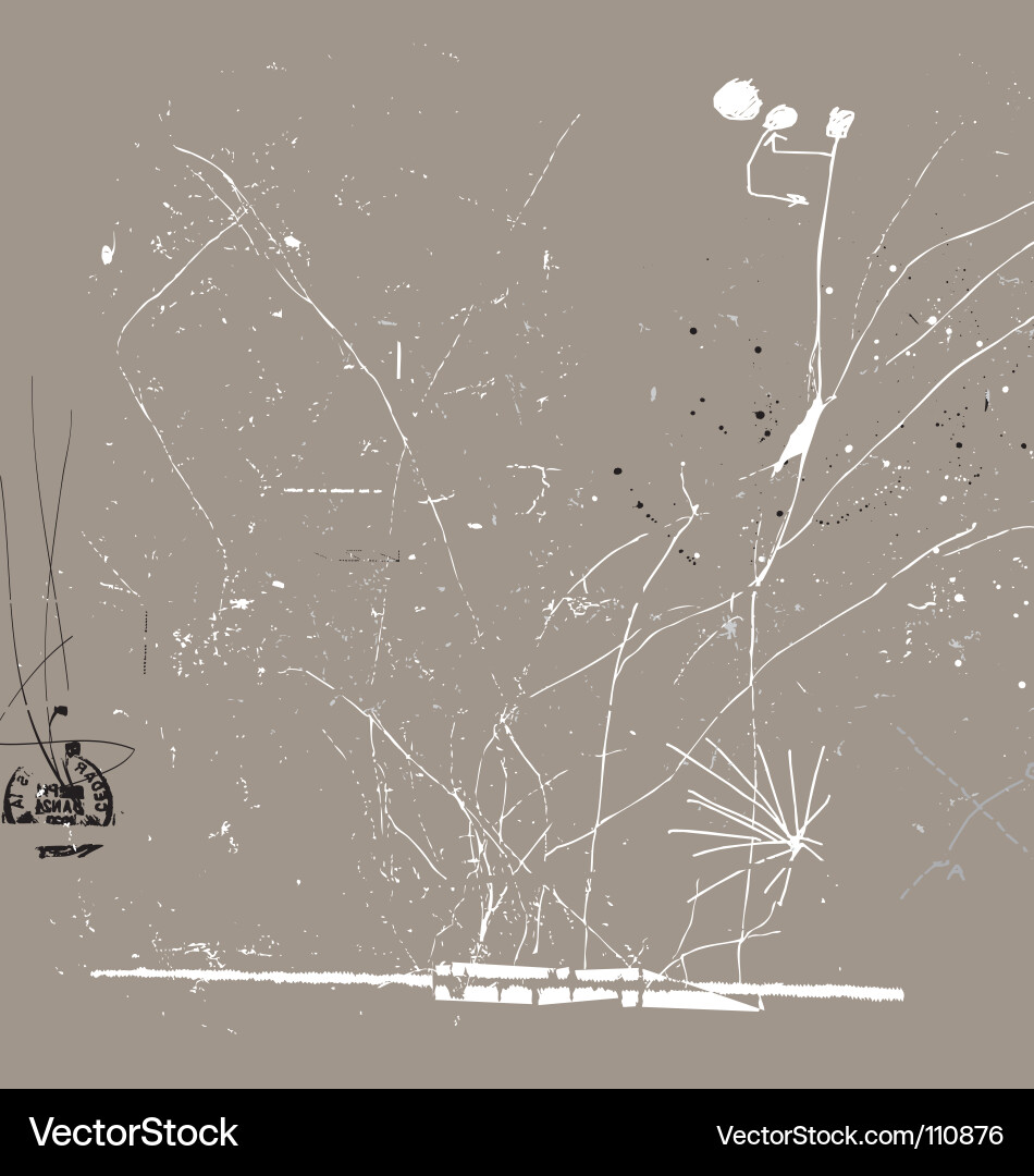 Abstract Sketch with Texture Vector Image