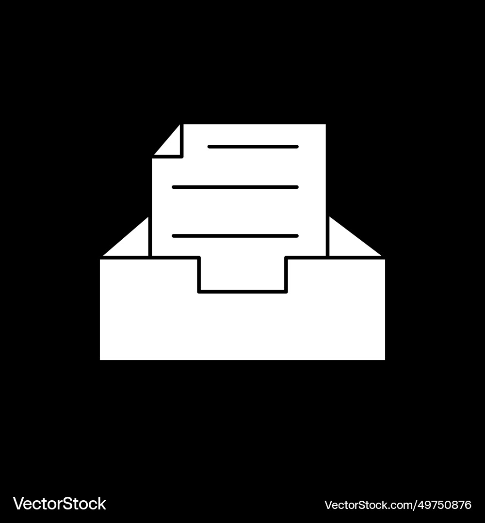 Document file icon logo image Vector Image