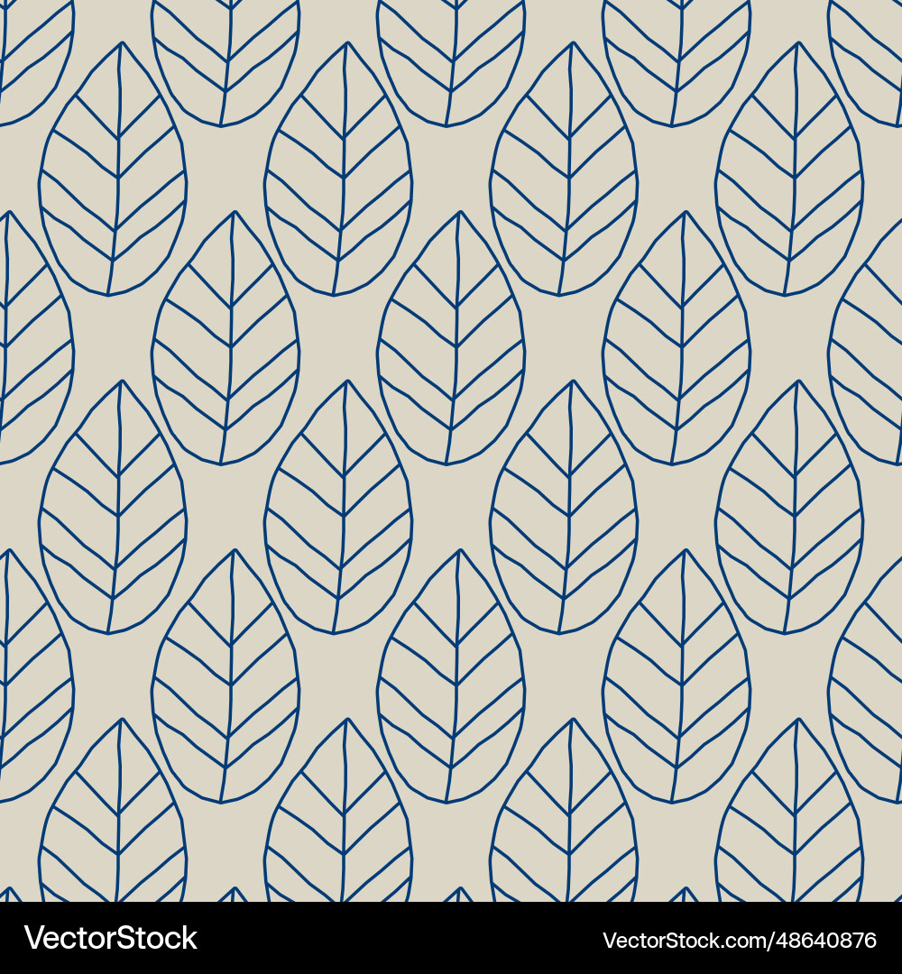 Forest seamless pattern in scandinavian Vector Image