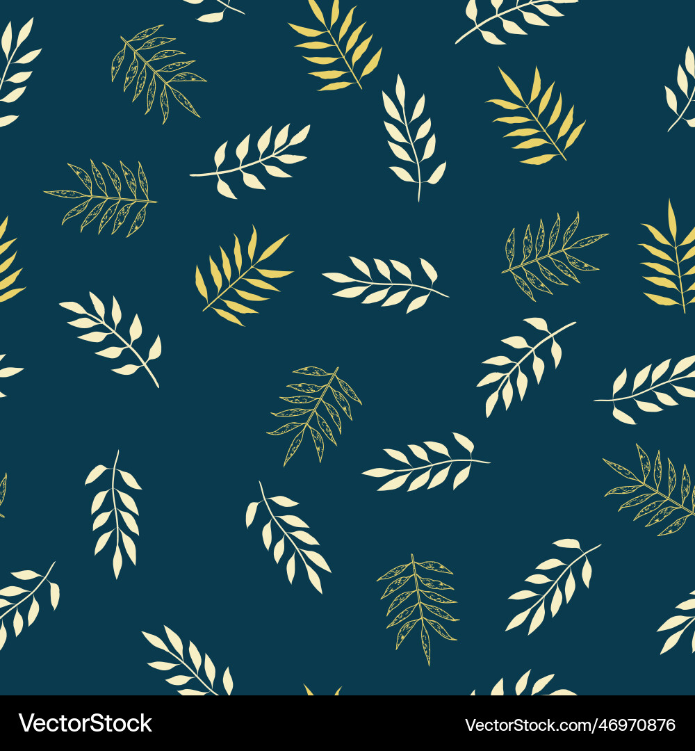 Seamless pattern with mini branches Seamless pattern with mini branches Vector Image