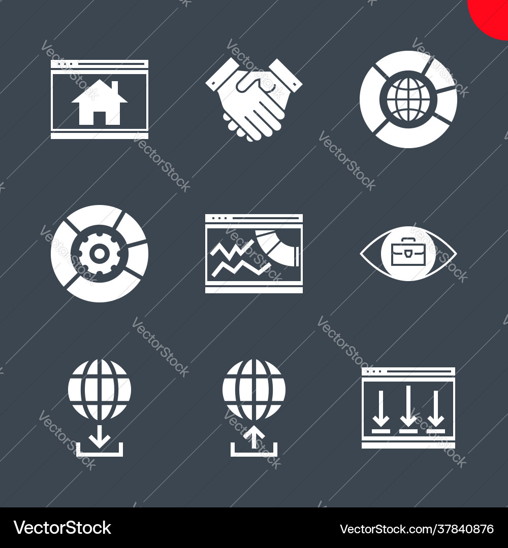 Seo and web opimization Seo and web opimization vector image