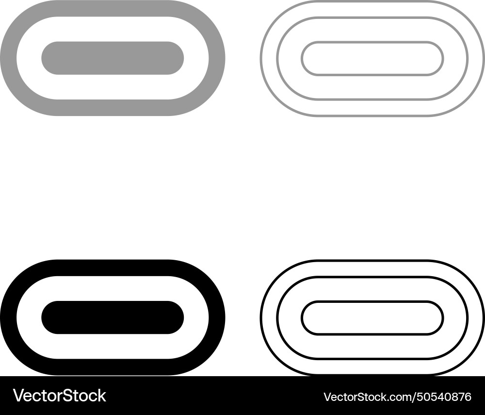 Usb type c thunderbolt interface lightning port Usb type c thunderbolt interface lightning port vector image