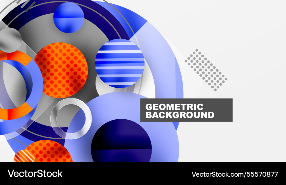 Abstract geometric background with overlapping Abstract geometric background with overlapping Vector Image