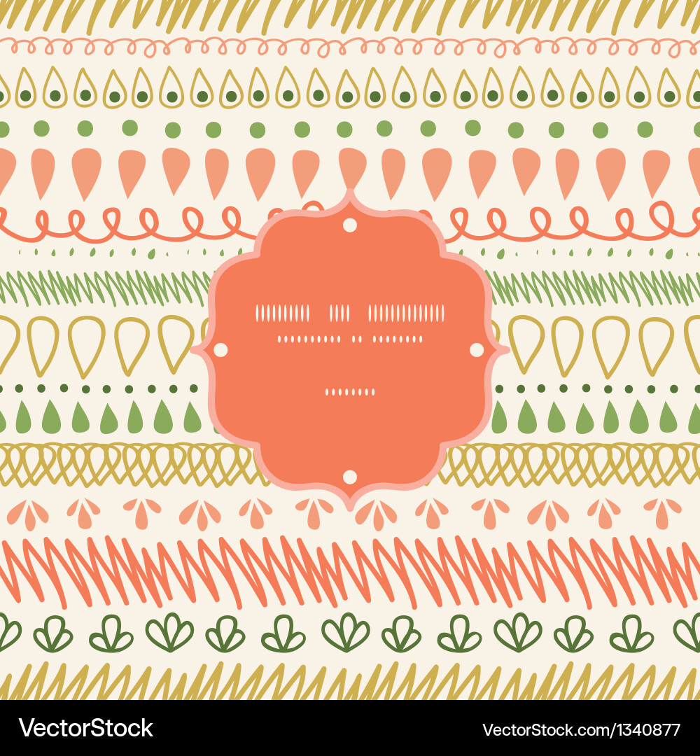 Abstract stripes frame seamless pattern background vector image