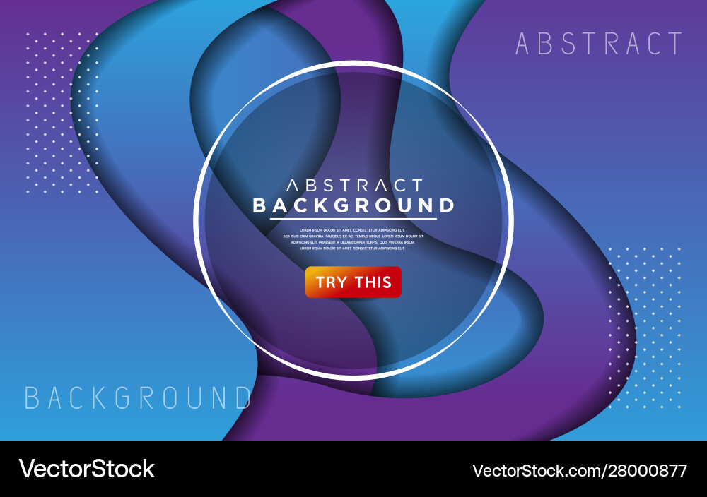 Dynamic colorful 3d overlap textured style vector image