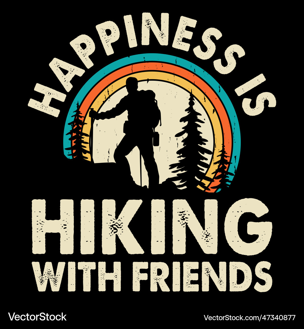 Lustiger Outdoor Bergliebhaber Wander T-Shirt Design Lustiger Outdoor Bergliebhaber Wander T-Shirt Design vektorbild