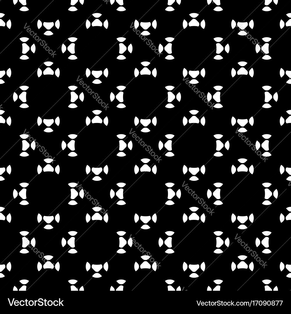 Minimalist seamless pattern circular figures vector image
