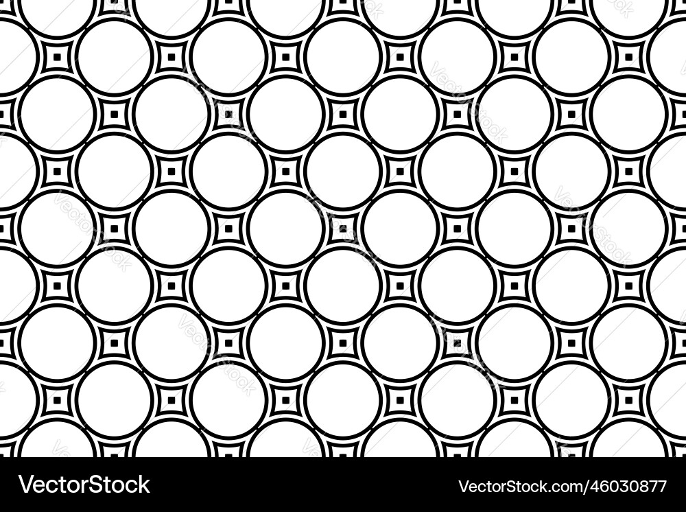 Seamless circles pattern Seamless circles pattern vector image