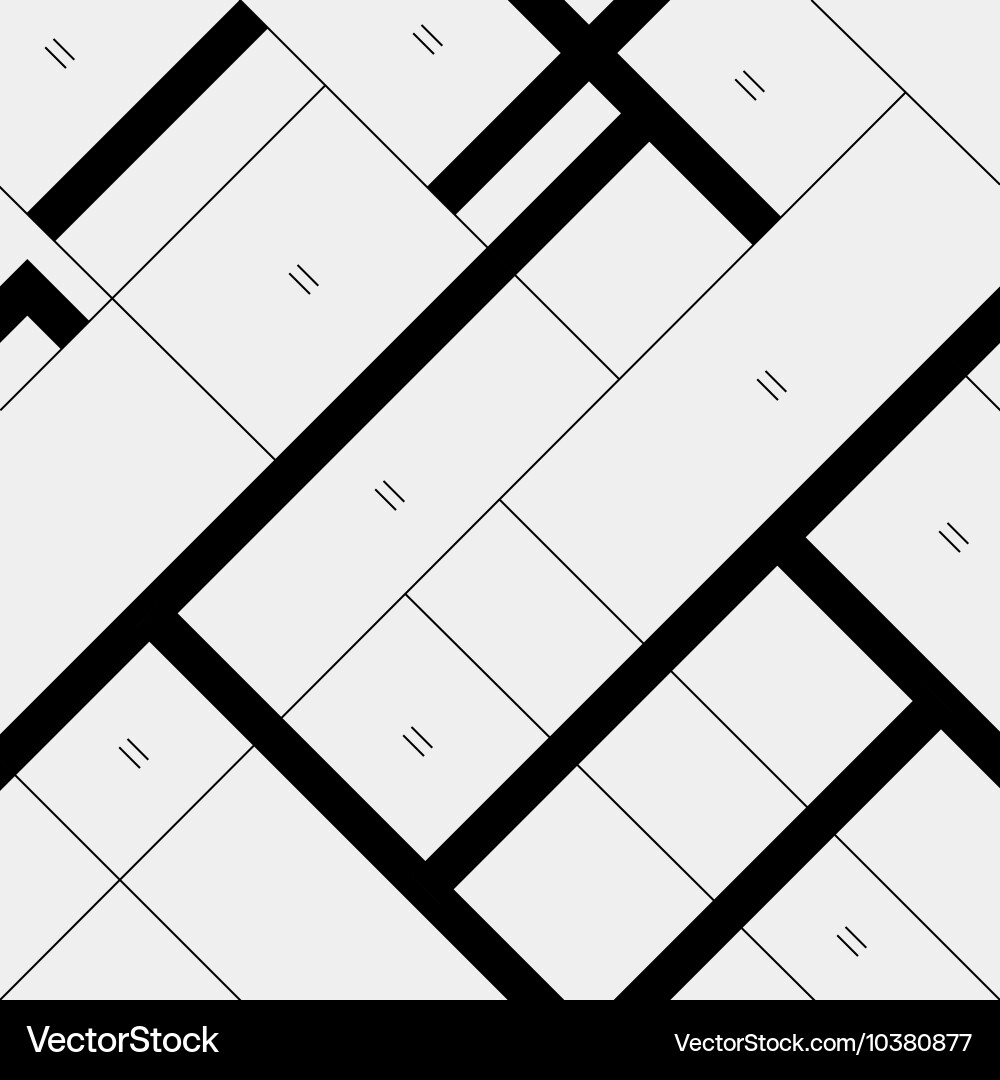 Seamless pattern diagonal polygonal rectangular vector image