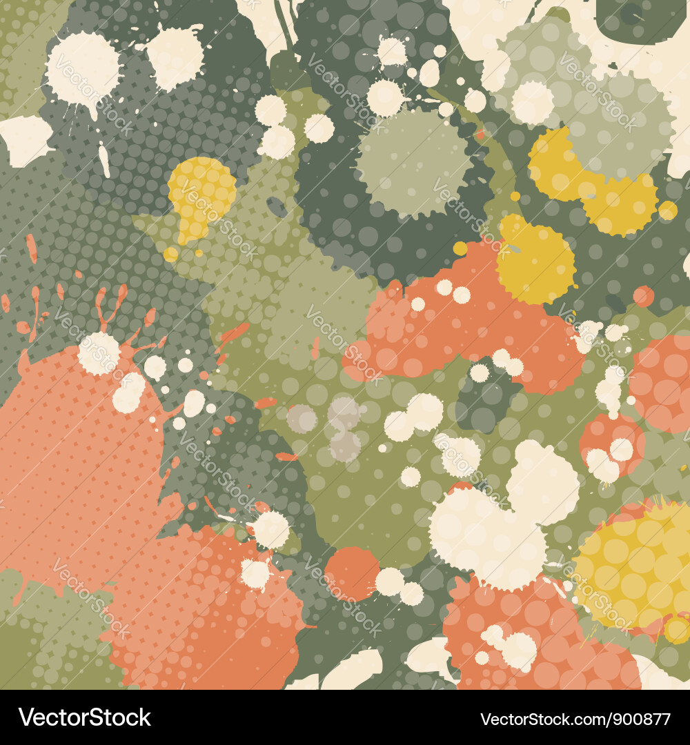 Splashed grunge abstraction Vector Image