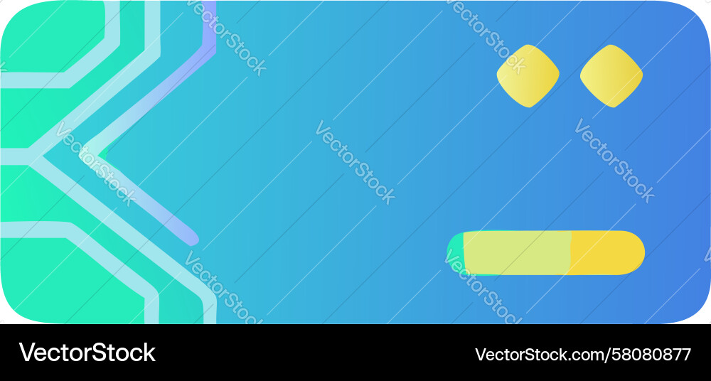 Tech Credit Card Pattern Vector Image