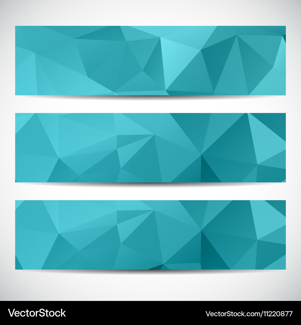 Triangular Geometric Background vector image