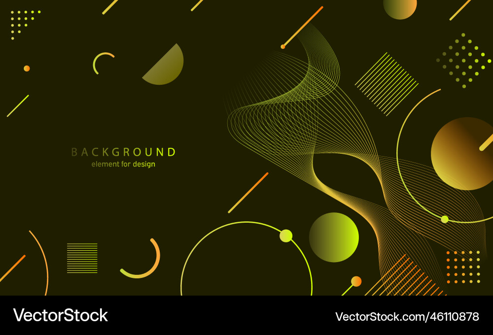 Abstract gradient background wave element Abstract gradient background wave element Vector Image