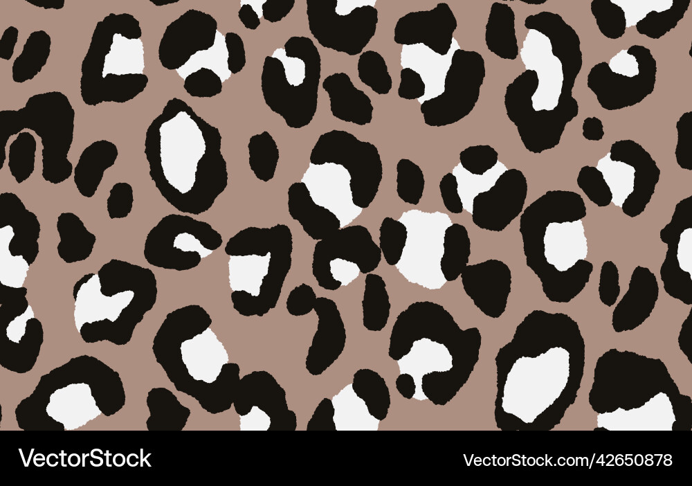 Abstract modern leopard seamless pattern animals Vector Image