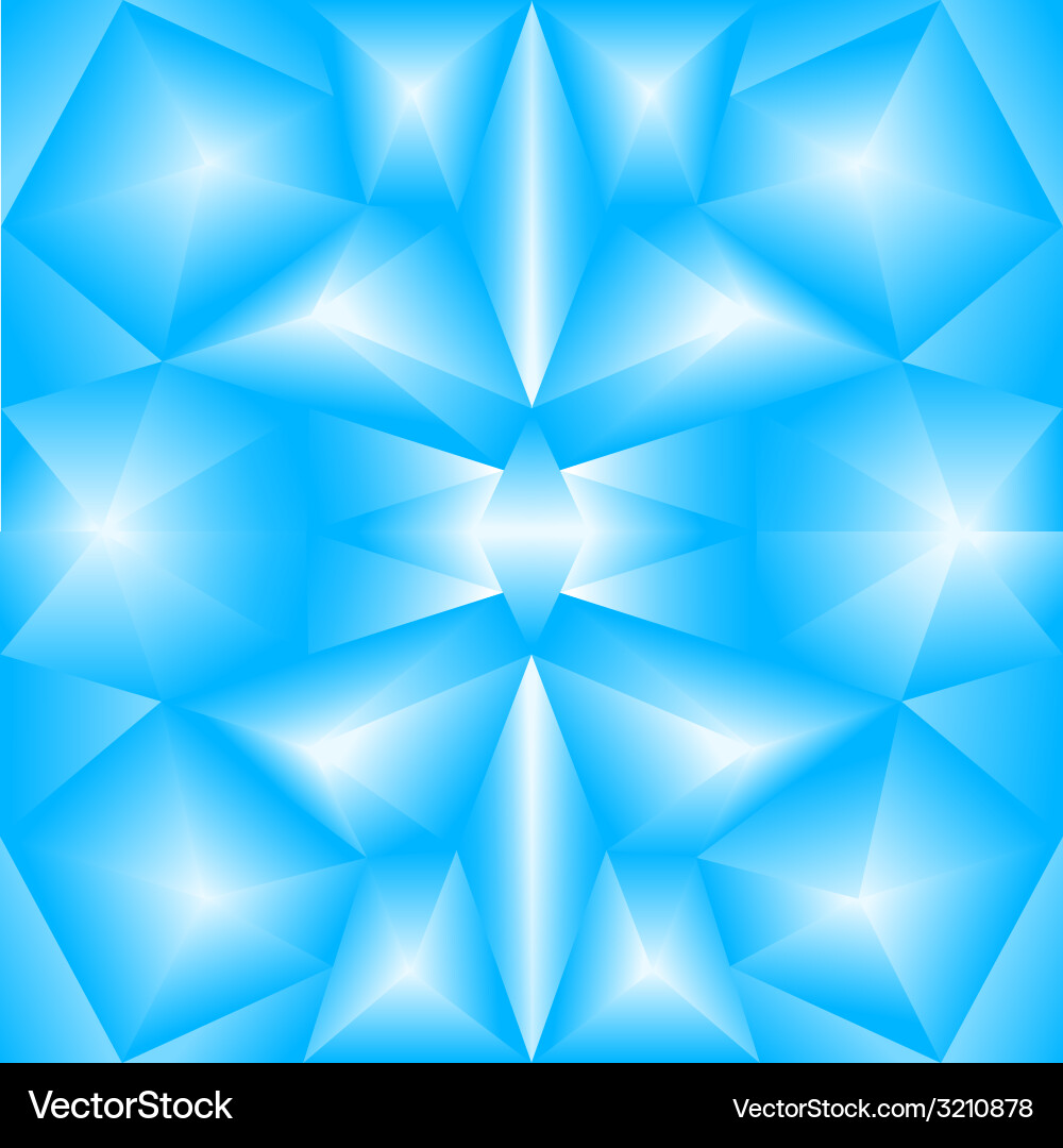 Abstract triangular gradient blue background vector image