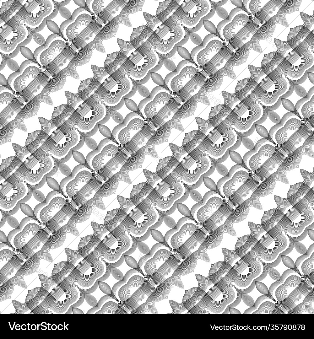 Design nahtlose monochrome dekorative Muster Design nahtlose monochrome dekorative Muster vektorbild