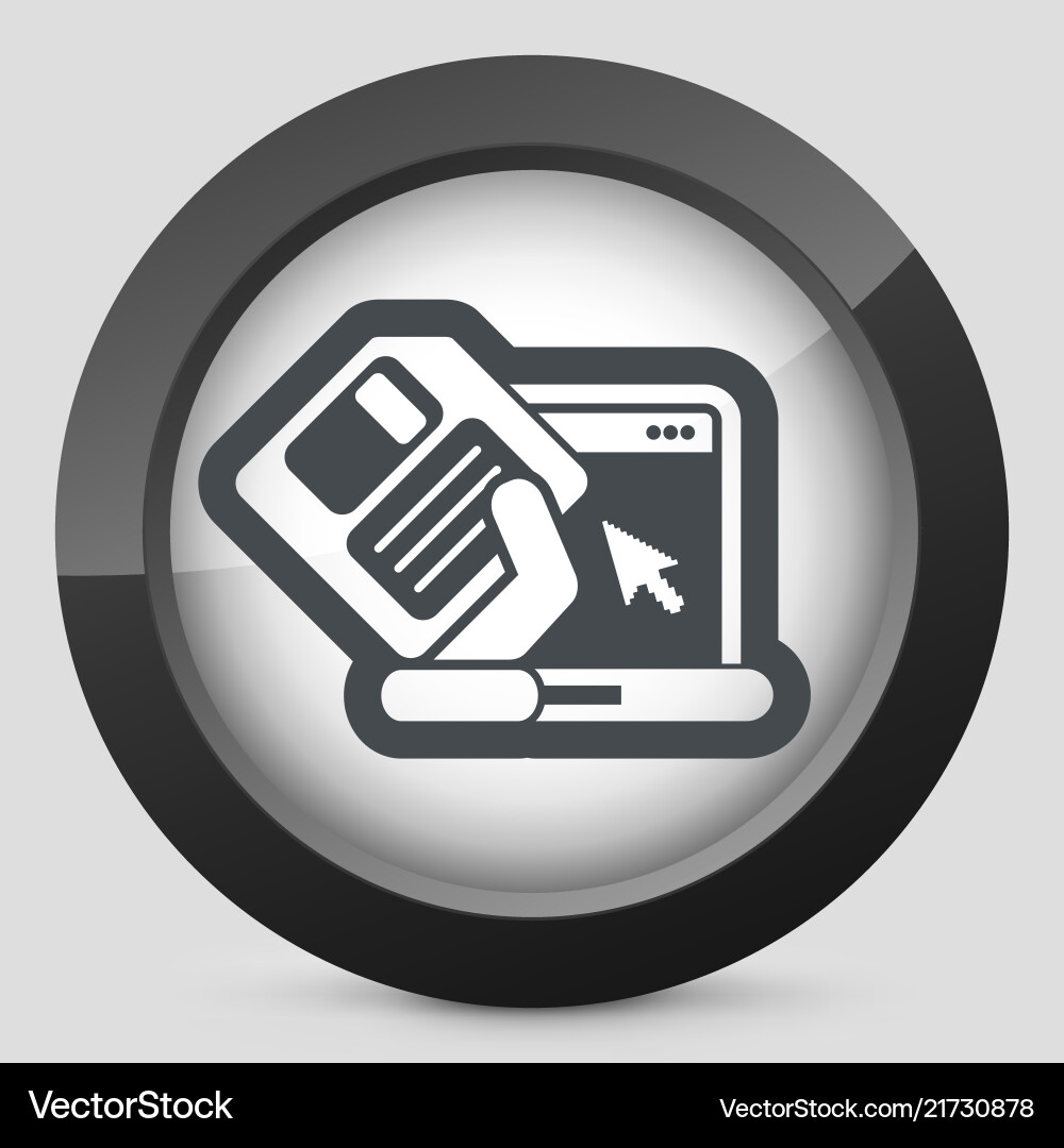 Saving data icon Saving data icon vector image