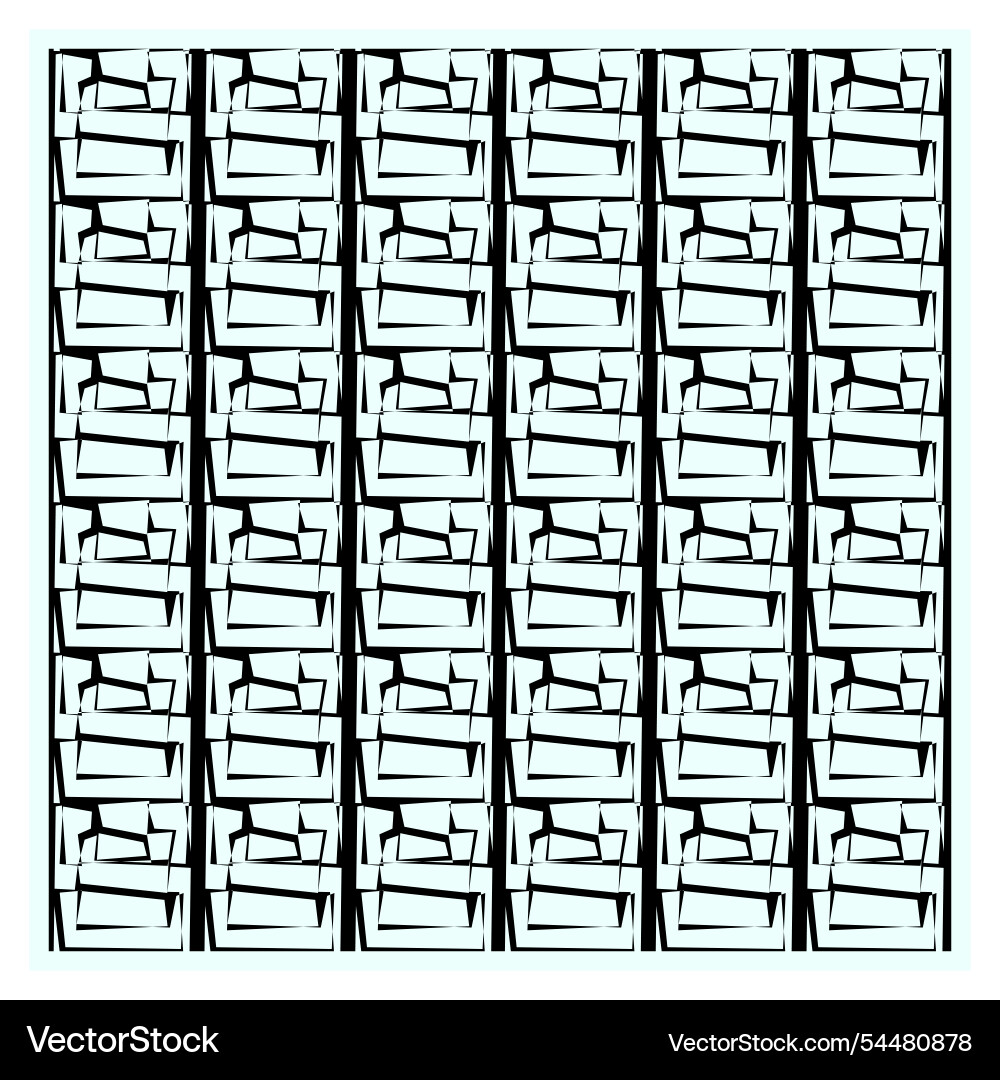 Seamless geometric abstract print pattern vector image