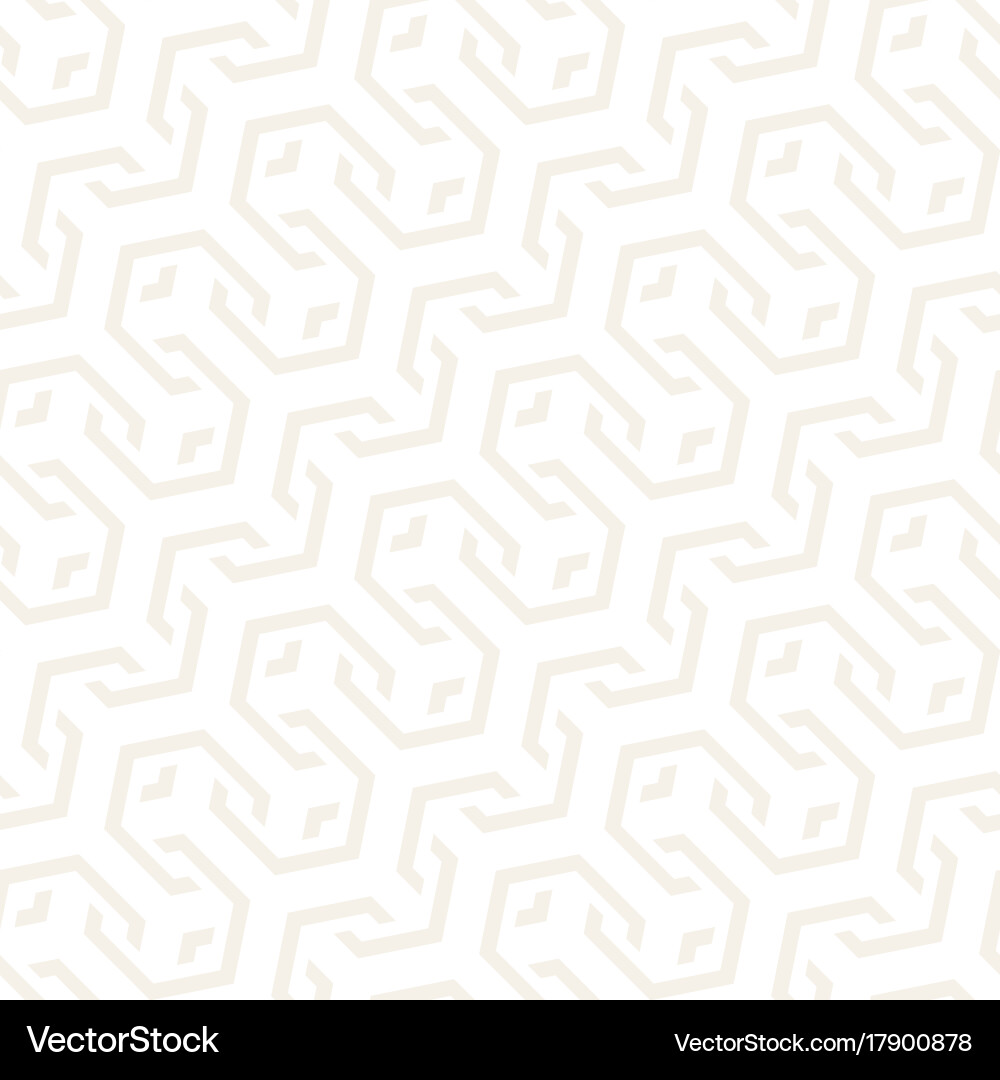 Seamless interlacing lines pattern vector image