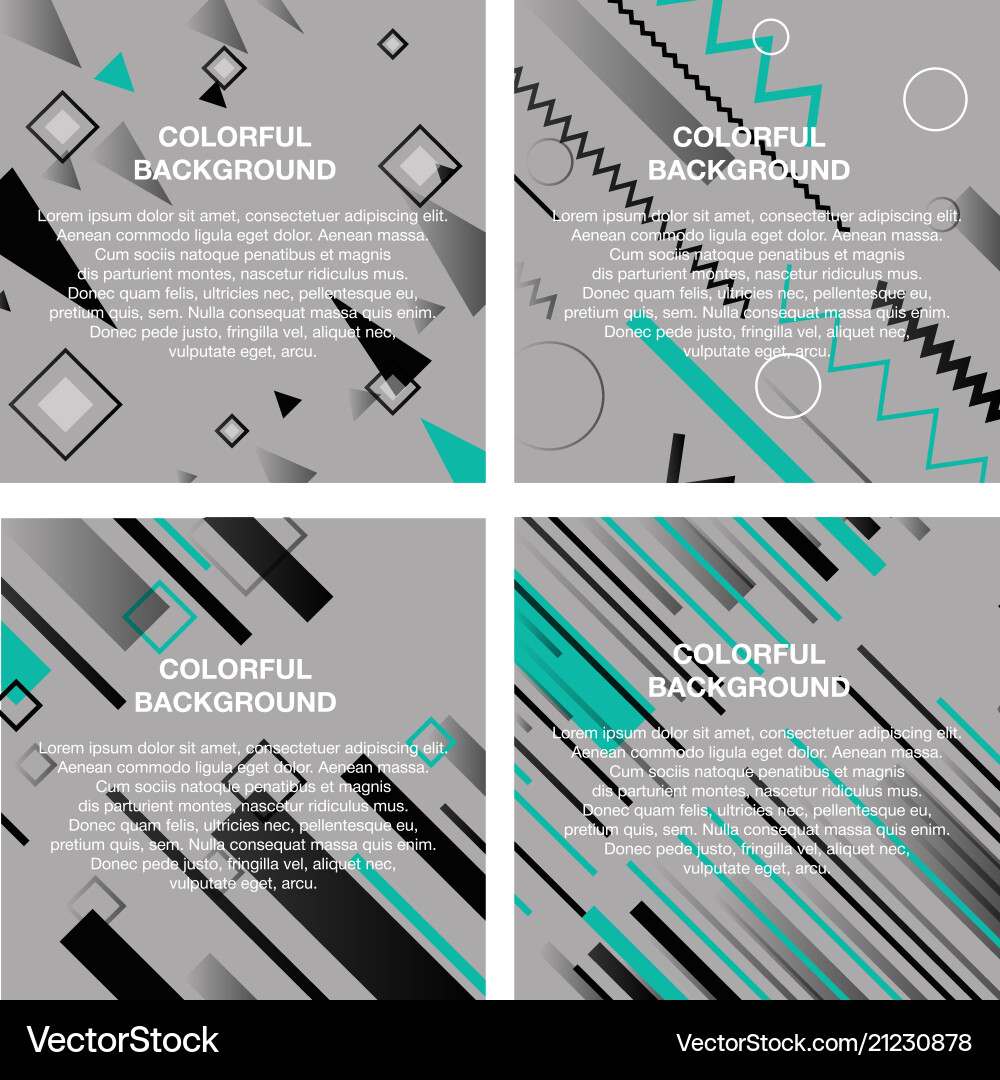 Set abstract avangarde retro background Set abstract avangarde retro background vector image