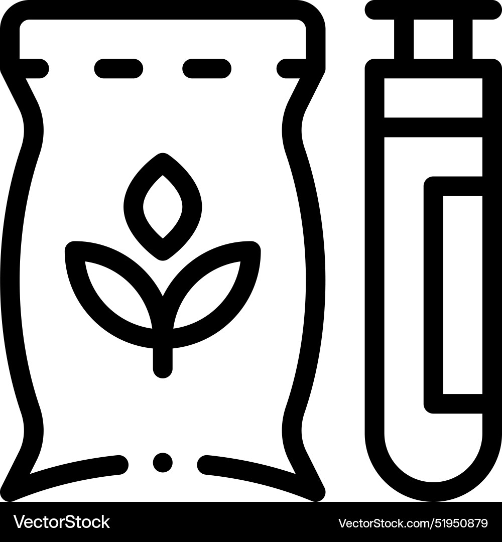 Catnip icon thin linear style design isolated Catnip icon thin linear style design isolated vector image