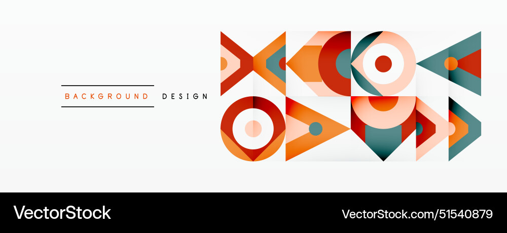 Colorful circle and triangle abstract background Colorful circle and triangle abstract background vector image