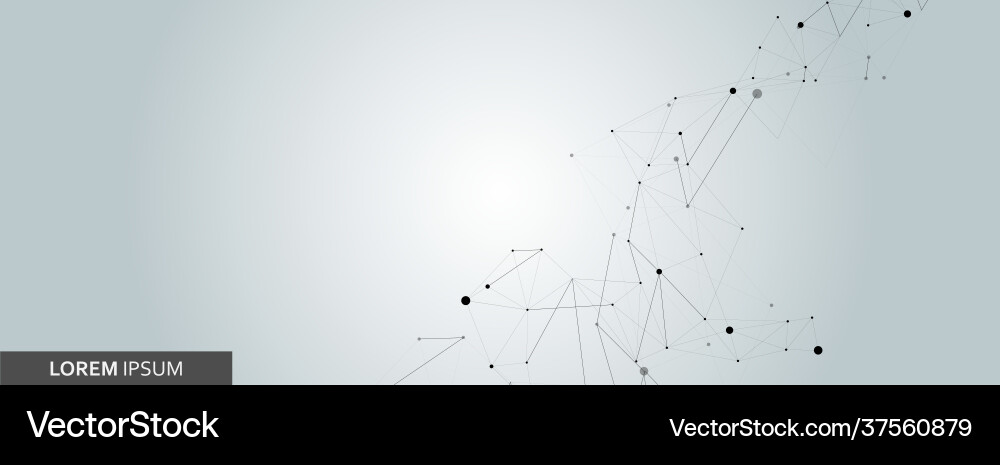 Connect dots and lines great design for any Connect dots and lines great design for any Vector Image