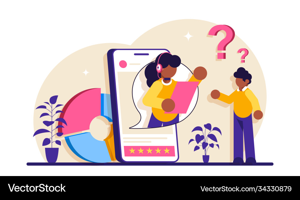 Custom service website ui consumer making Custom service website ui consumer making vector image
