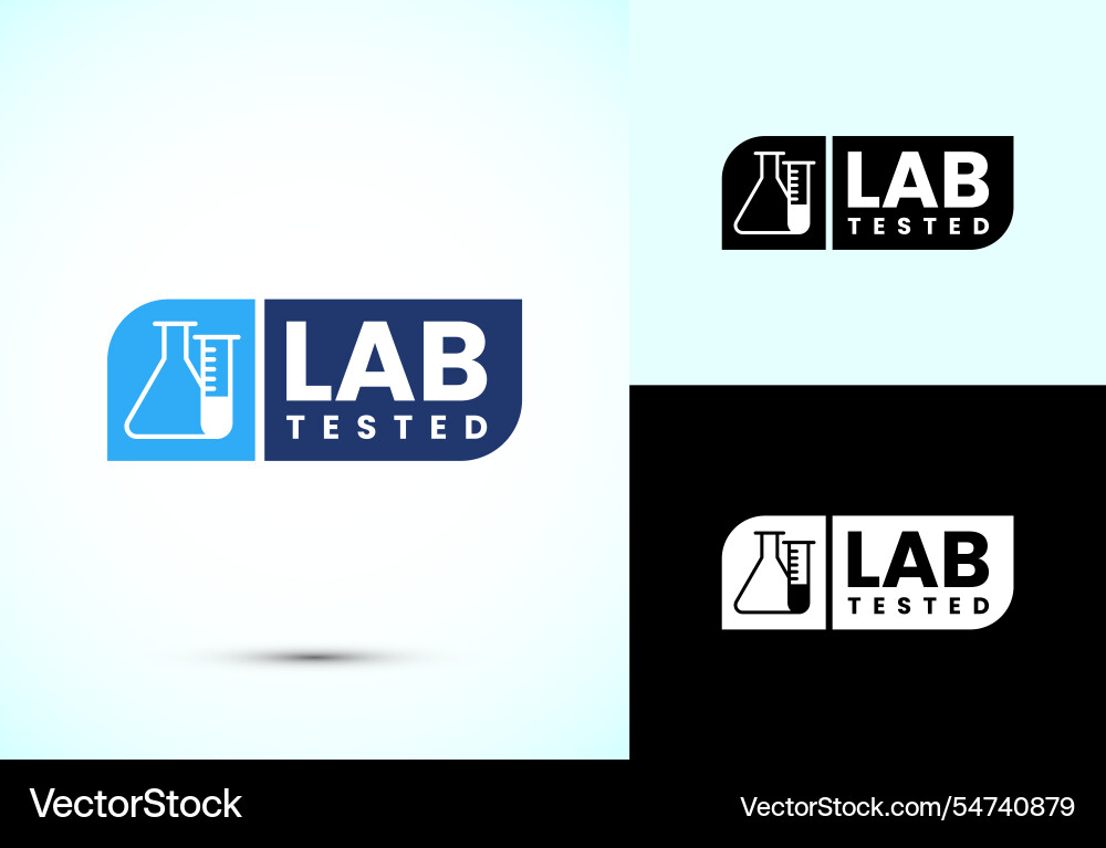 Lab tested icon laboratory testing product Lab tested icon laboratory testing product vector image