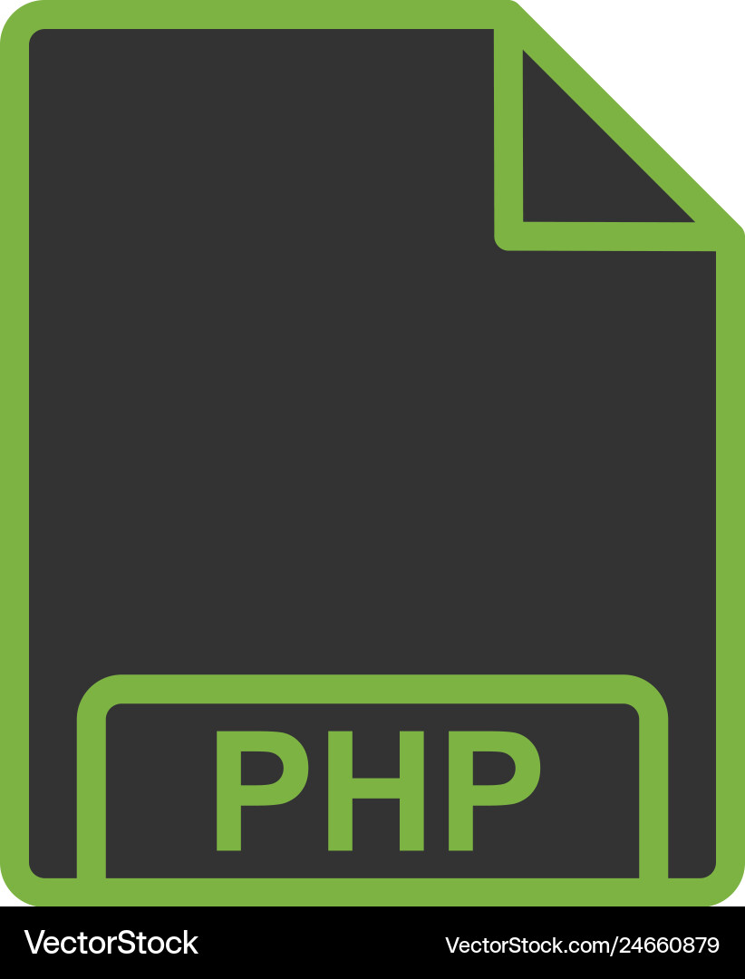 Php icon vector image