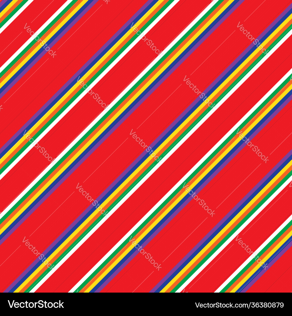 Rainbow stripe seamless pattern background Rainbow stripe seamless pattern background vector image