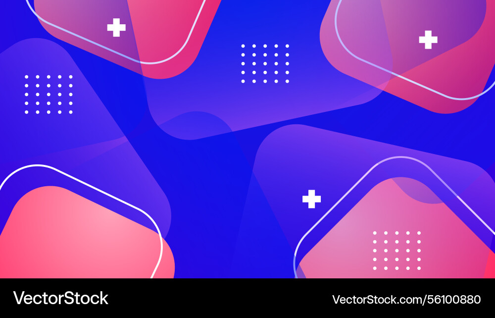 Abstract geometric background with gradient Vector Image