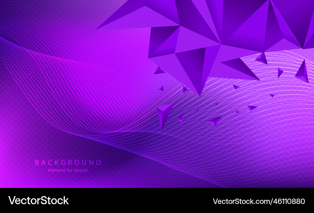 Abstract gradient background with triangles wave Abstract gradient background with triangles wave vector image
