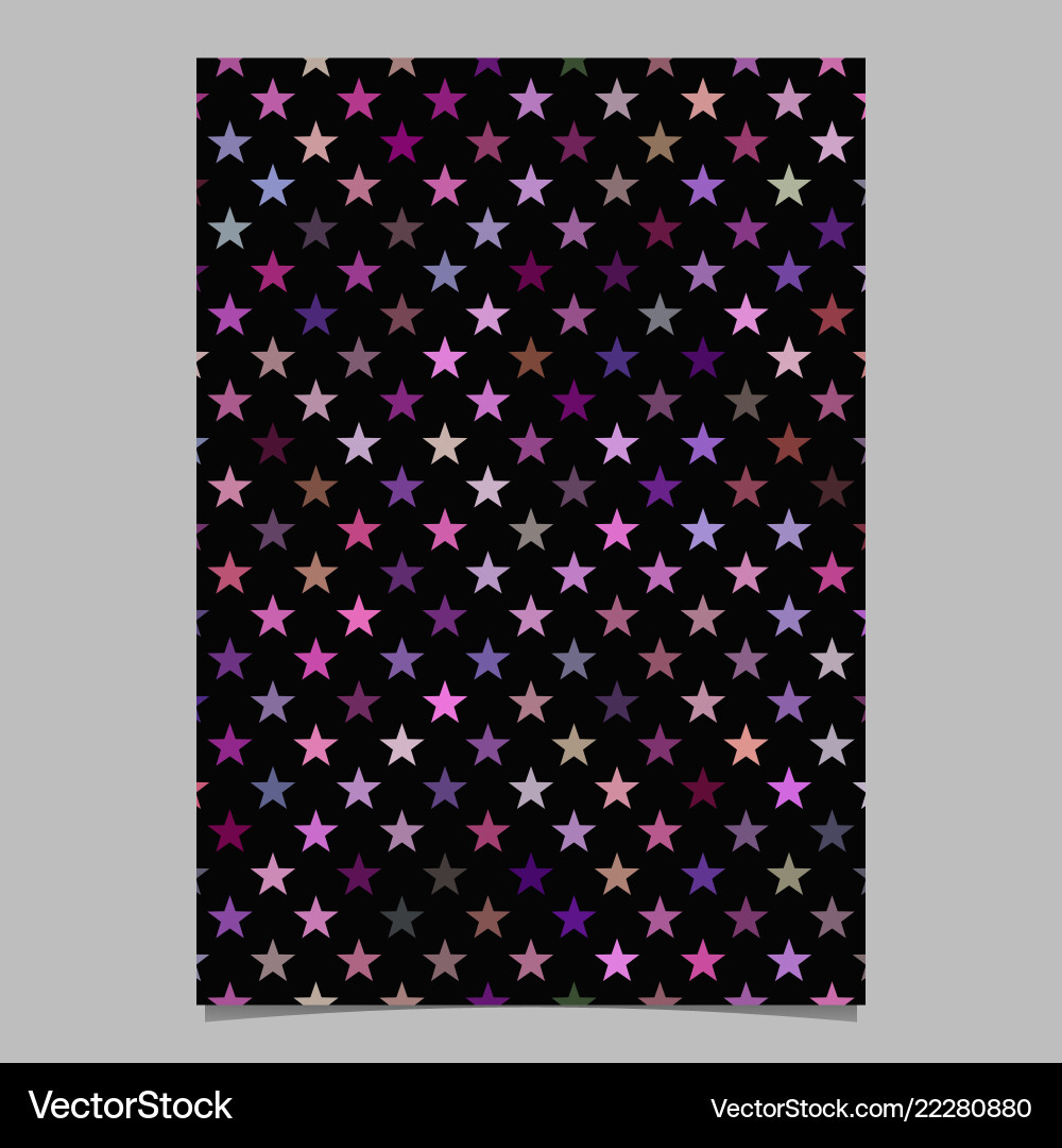 Abstract repeating star pattern page background Abstract repeating star pattern page background vector image