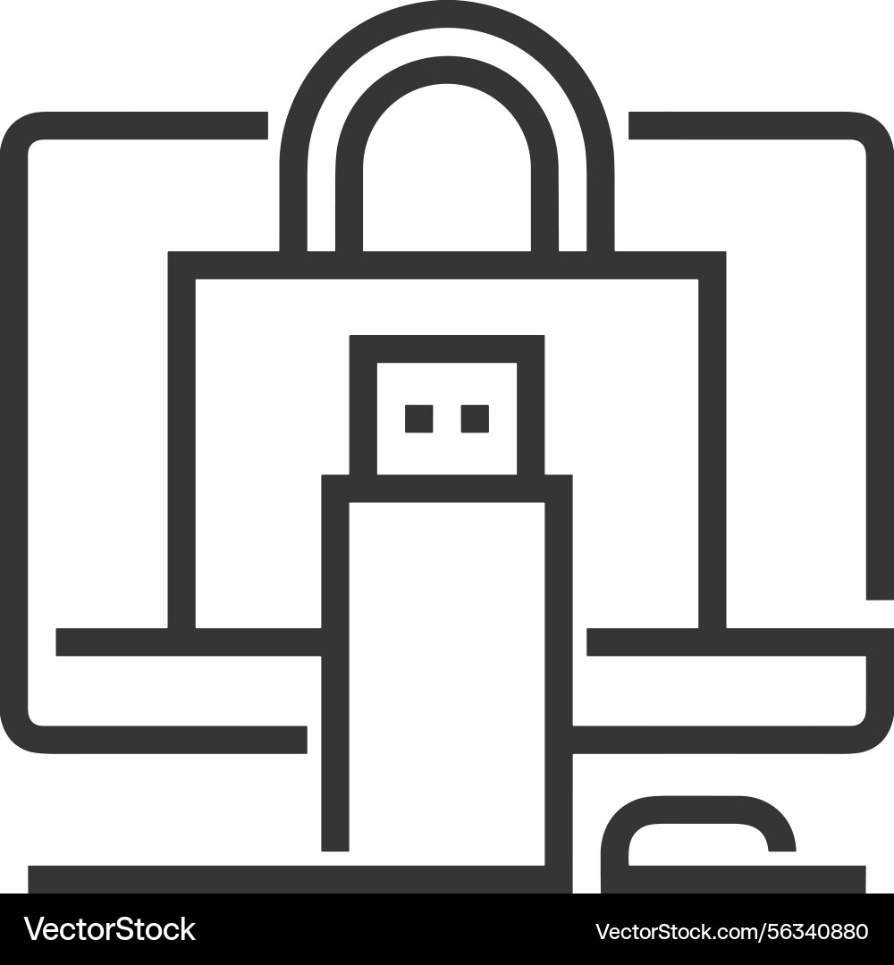 Computer icon symbol image Vector Image