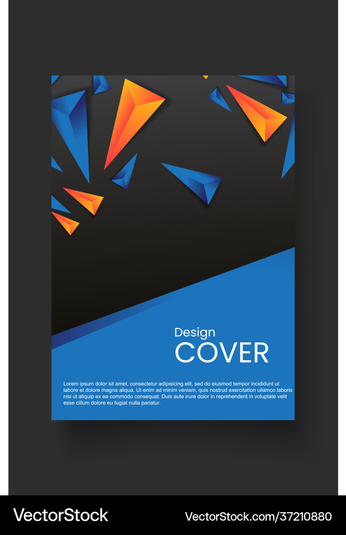 Cover design template with abstract lines modern Cover design template with abstract lines modern vector image