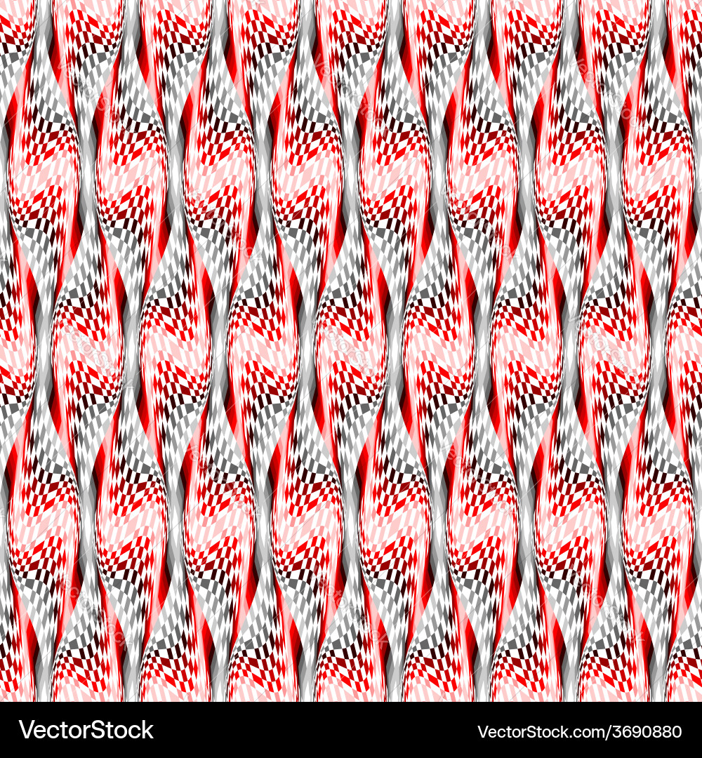 Design seamless colorful mosaic checked pattern vector image