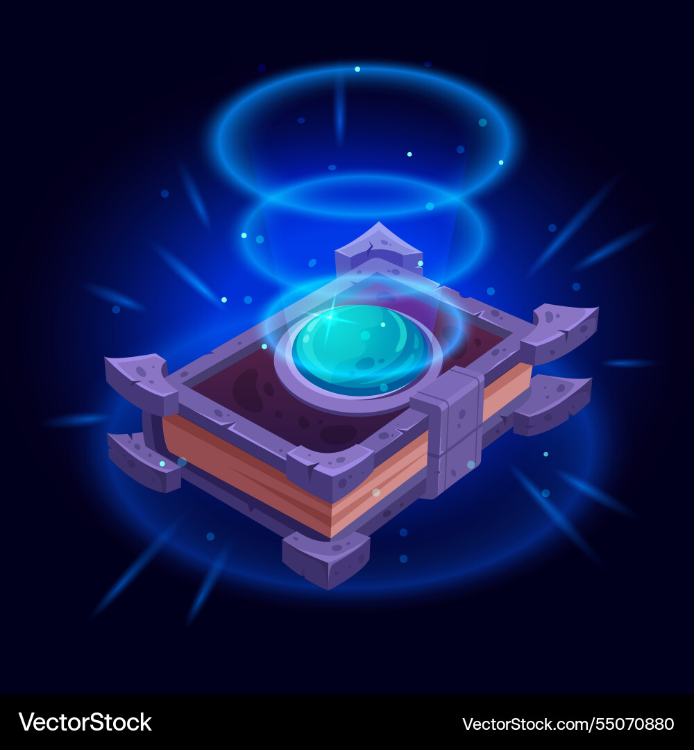 Spell book cast wizard casting skill power from Spell book cast wizard casting skill power from vector image