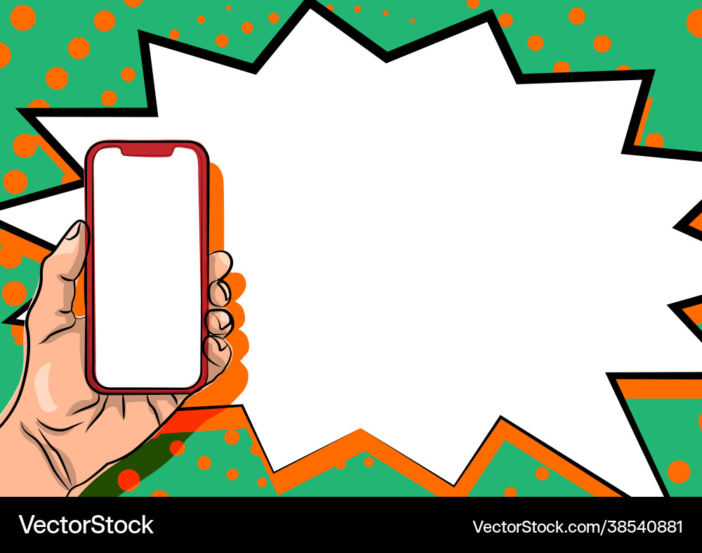 Displaying important informations presenting vector image