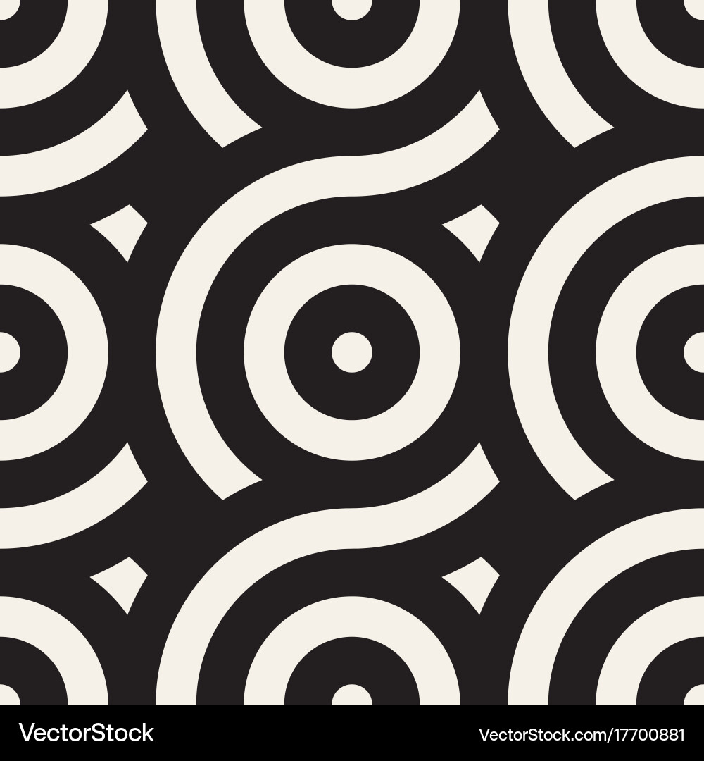Geometric Circle Pattern Vector Image